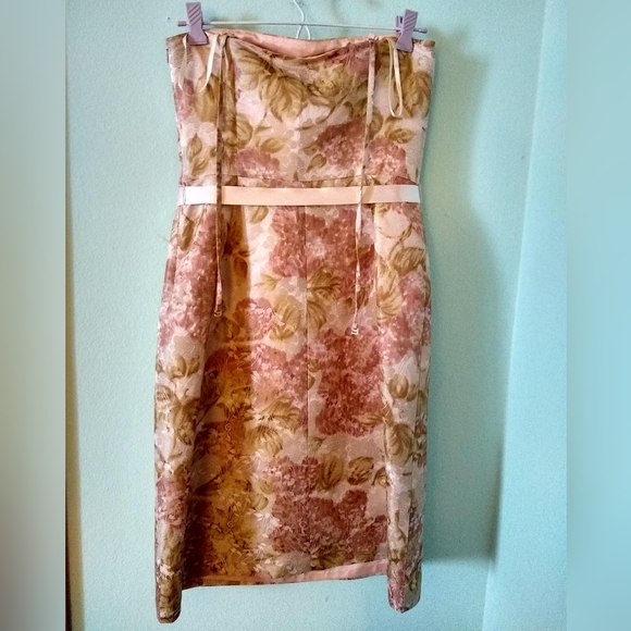 Ann Taylor Dresses & Skirts - Elegant pale pink and gold evening dress